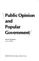 Public opinion and popular government.