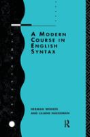 A modern course in English syntax /