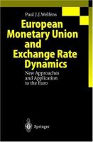European Monetary Union and exchange rate dynamics : new approaches and application to the euro /