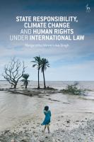 State responsibility, climate change and human rights under international law /