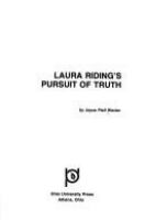 Laura Riding's pursuit of truth /