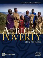 African poverty at the millennium causes, complexities, and challenges /