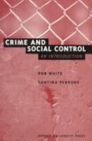 Crime and criminology : an introduction /
