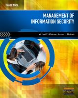 Management of information security /