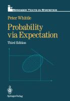 Probability via expectation /