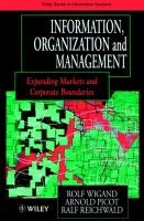Information, organization, and management : expanding markets and corporate boundaries /