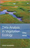 Data analysis in vegetation ecology /