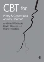 CBT for worry and generalised anxiety disorder /