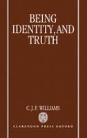 Being, identity, and truth /