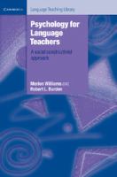Psychology for language teachers : a social constructivist approach /