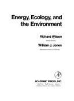 Energy, ecology and the environment /