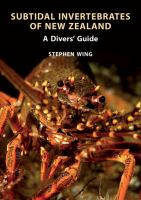 Subtidal invertebrates of New Zealand : a divers' guide /
