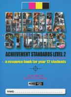 Media studies : achievement standards level 2 : a resource book for year 12 students /