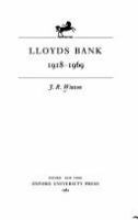 Lloyds Bank, 1918-1969 /