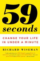 59 seconds : change your life in under a minute /