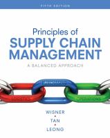 Principles of supply chain management : a balanced approach /