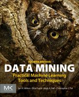 Data mining : practical machine learning tools and techniques /