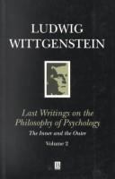 Last writings on the philosophy of psychology /