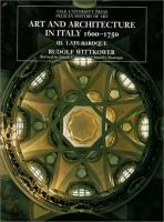 Art and architecture in Italy, 1600-1750 /