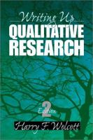Writing up qualitative research /