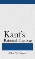 Kant's rational theology /