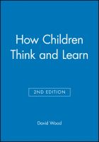 How children think and learn : the social contexts of cognitive development /