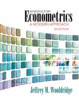 Introductory econometrics : a modern approach /