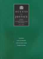 Access to justice : draft civil proceedings rules /