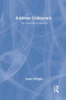 Address unknown : the homeless in America /