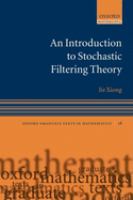 An introduction to stochastic filtering theory
