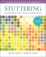 Stuttering : foundations and clinical applications /