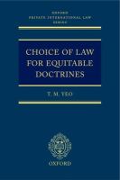 Choice of law for equitable doctrines /