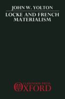 Locke and French materialism /