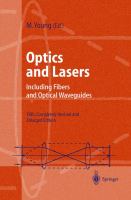 Optics and lasers : including fibers and optical waveguides /