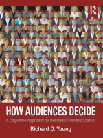 How audiences decide a cognitive approach to business communication /