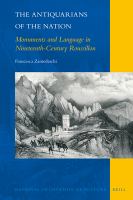 The Antiquarians of the Nation : Monuments and Language in Nineteenth-Century Roussillon /
