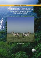 Indigenous ecotourism sustainable development and management