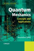 Quantum mechanics concepts and applications /