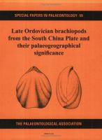 Late Ordovician brachiopods from the South China Plate and their palaeogeographical significance /