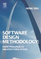 Software design methodology : from principles to architectural styles /