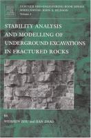 Stability analysis and modelling of underground excavations in fractured rocks /