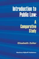 Introduction to public law : a comparative study /