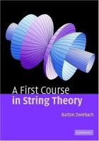 A first course in string theory /